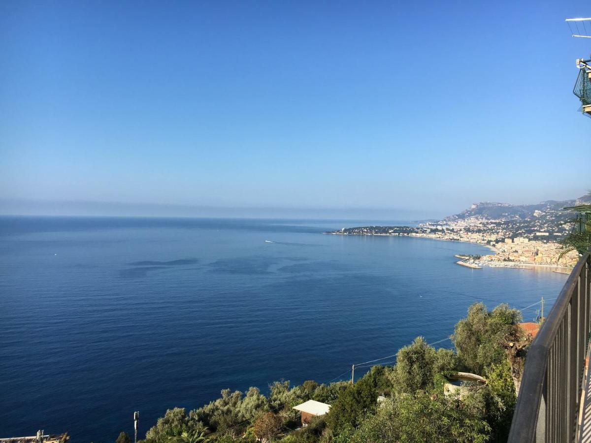 House In Grimaldi. Spectacular View Over The French Riviera! Grimaldi  Kültér fotó